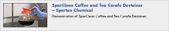 Spartan Chemical - SparClean Coffee and Tea Carafe Destainer